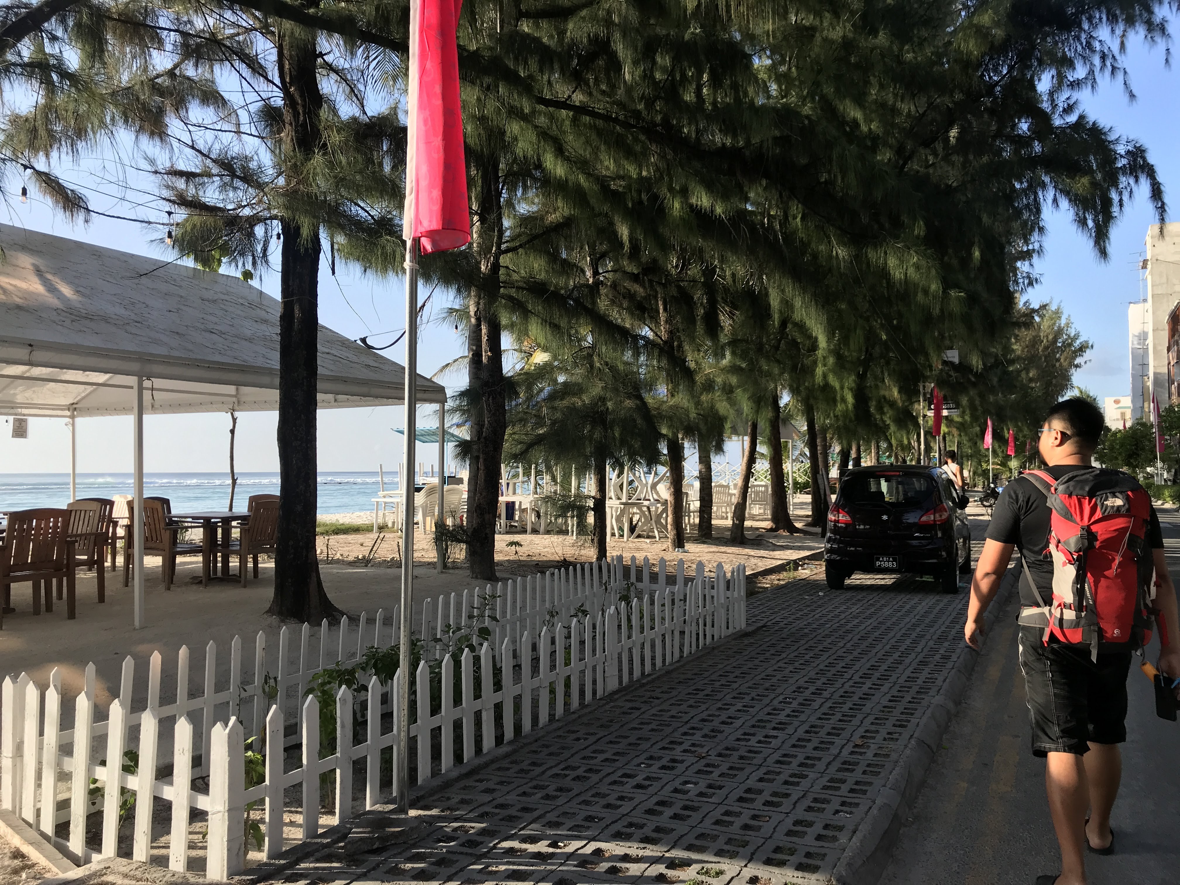 Dhigga Magu on Hulhumale, Maldives